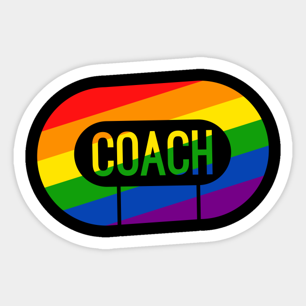 Derby Coach Pride Pride Sticker TeePublic